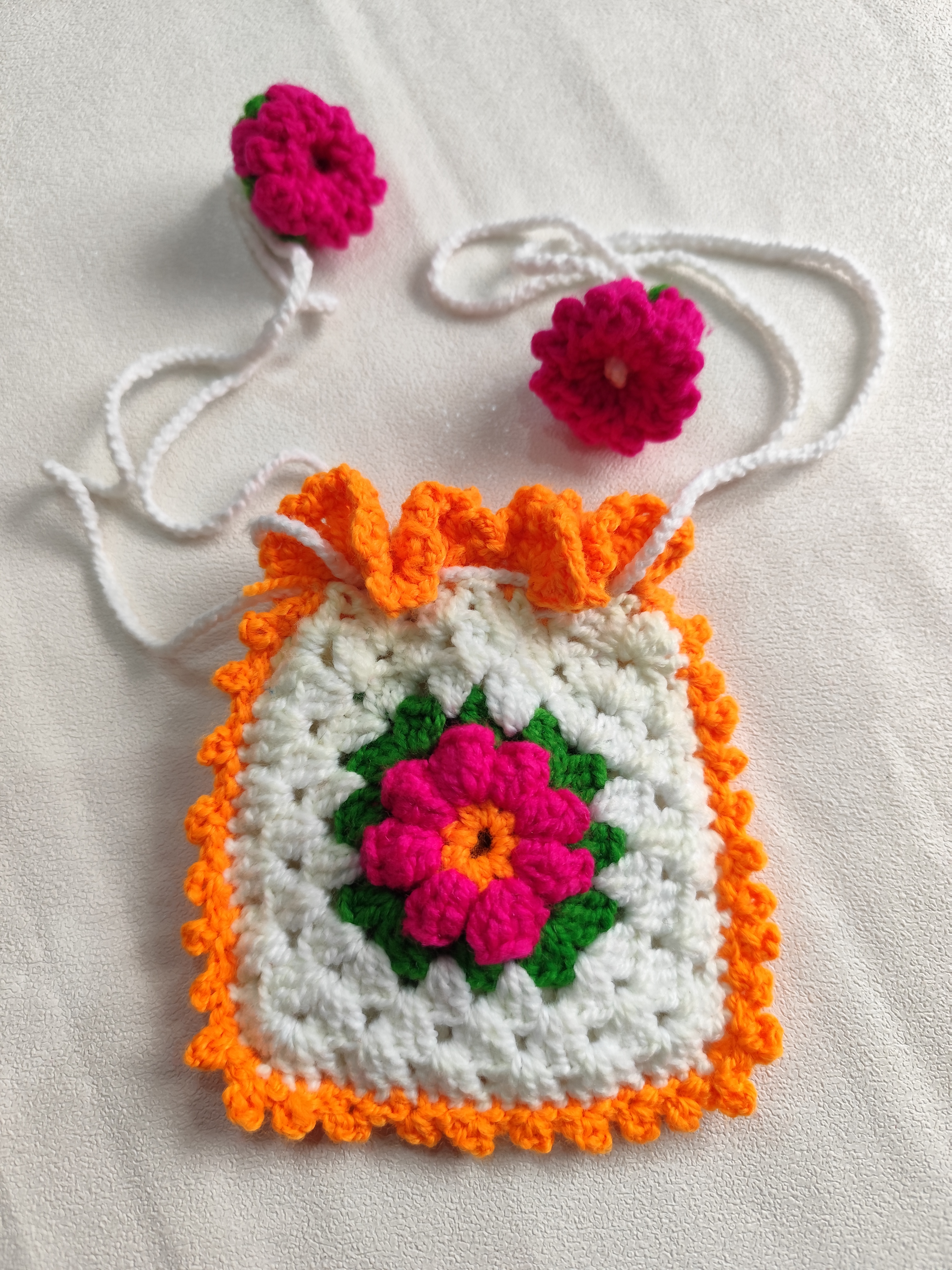 Thumbnail of Trendy handmade woolen potli bag 5